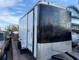 14x7 ENCLOSED TRAILER TITTLE IN HAND