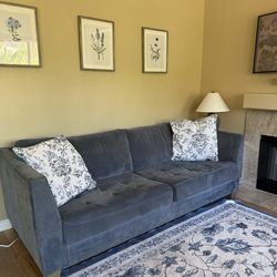 Couch and chaise set- entire living room set up available