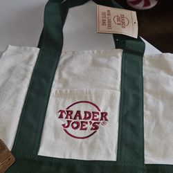 Mini Canvas Tote Bag Traders Joe's
