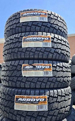 ❇️‼️ 31*10.50r15 vendo set de llantas Nueva con 50,000 millas de garantía