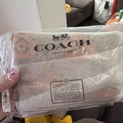 Coach Pumpkin Wristlet 