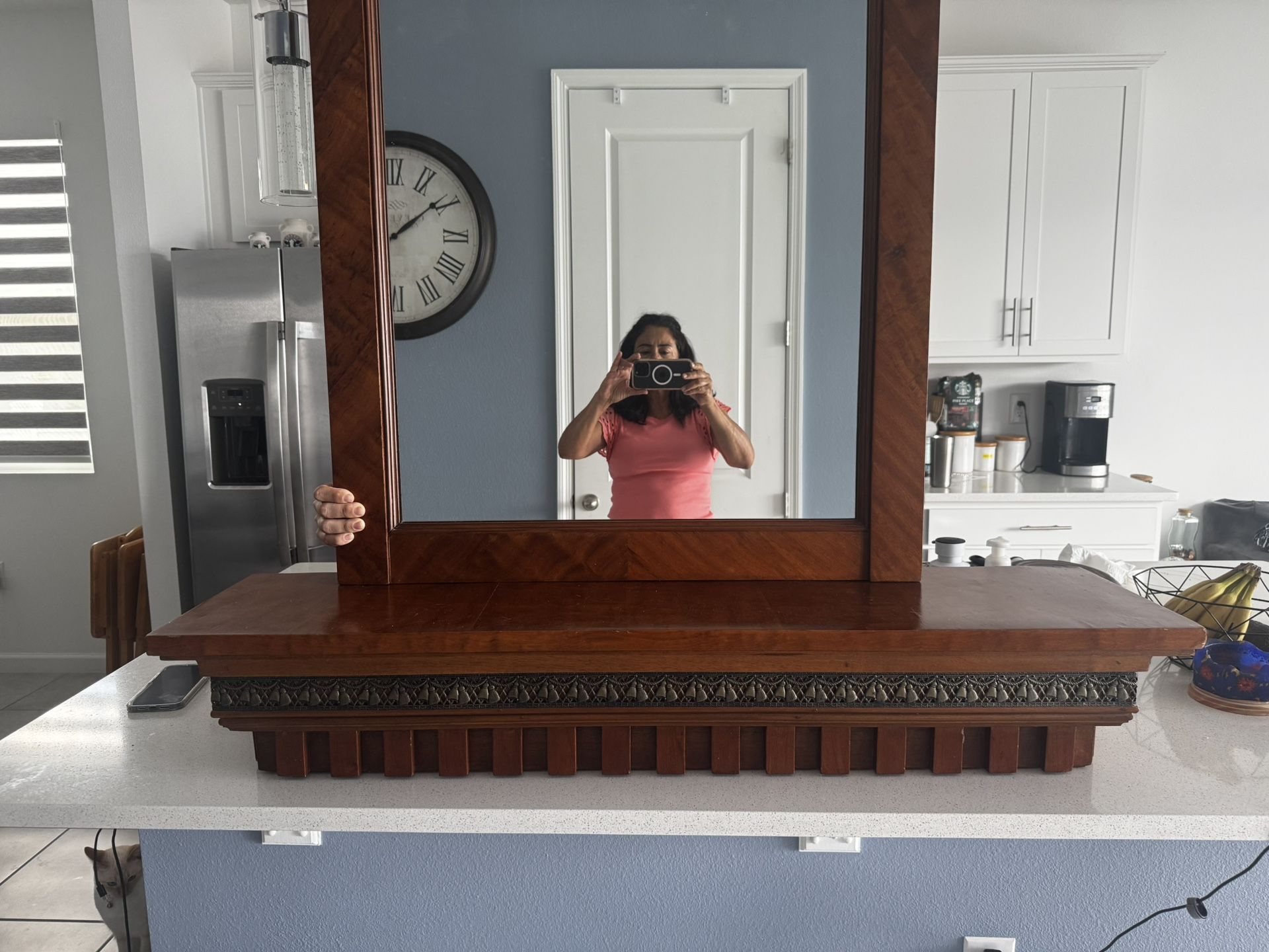 Wall Mounted Console And Mirror