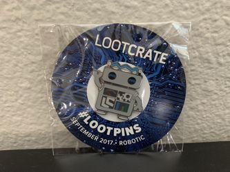 Comic-con Loot Crate Robotic Pin - September 2017