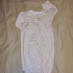 Carter's • 3 months sleep gown • minor blemish around the neckline 