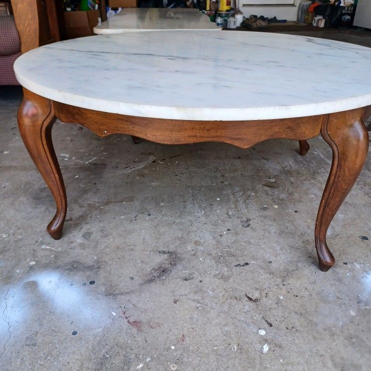 French Provincial Round Coffee Table