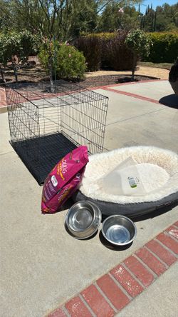 Large dog crate bed extras