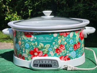 Pioneer Woman Hamilton Beach 7-Quart Programmable Slow Cooker - Vintage Country