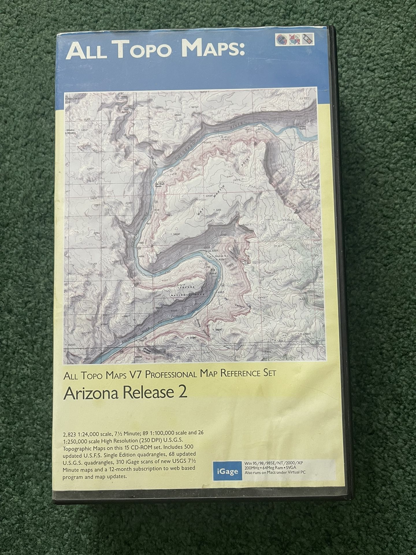 IGage All Topo Maps V7 Professional Reference Set Arizona Release 2
