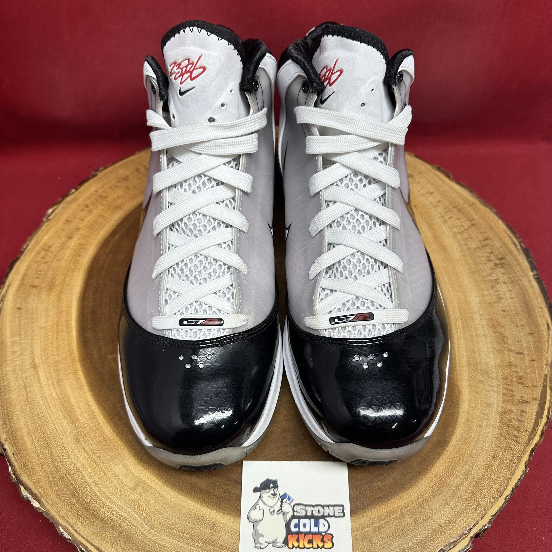 Nike Air Max Lebron 7 P.S. Playoff 2009 White Red Black 