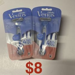 Venus Pubic Hair & Skin Disposable Shave 🪒 Set