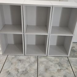 WayBasics Cube Shelves/Cupboards - White (Read description) 