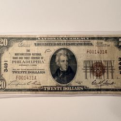 U.S. 1929 National Currency Bank Note 