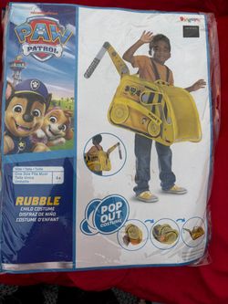 PAW Patrol Rubble Child Pop Out Costume