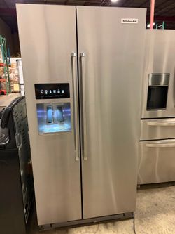 ❄️KITCHENAID USED FRIDGE SIDE BY SIBE $595❄️✨60 days warranty ✨