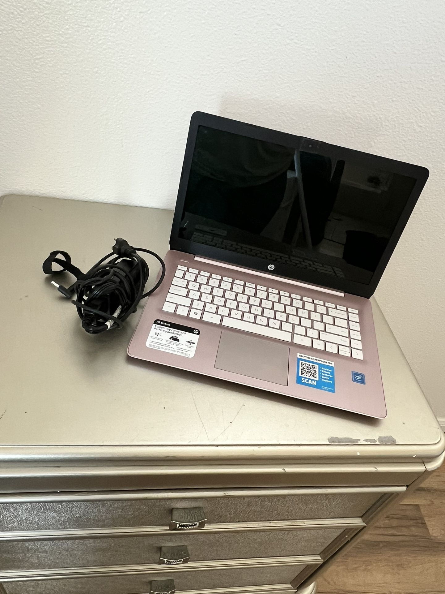 Pink HP Stream Laptop