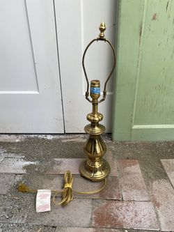 Vintage Brass Lamp 