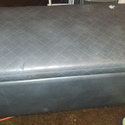 Gray Ottoman Storage Place
