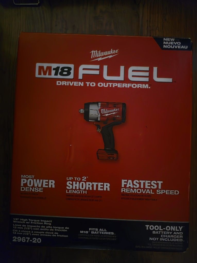 Milwaukee 1/2 High Torque Impact Wrench And Sockets