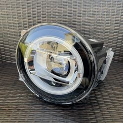 2018 2019 2020 2021 2022 2023 2024 Mercedes-Benz G550 G63 Left Driver Side Chrome Type LED Complete Headlight OEM A(contact info removed)