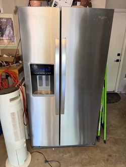 Whirlpool 28 Cu. Ft. Stainless Side-by-Side Refrigerator with Ice & Water