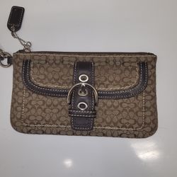 Mini Coach Wristlet 