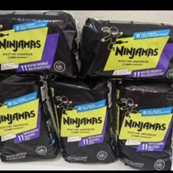 Pampers Ninjamas Nighttime Pants Toddler Boys Size L