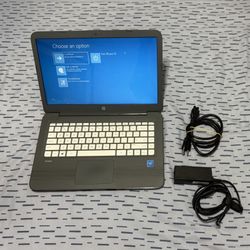 HP Stream 14-cb130nr Laptop – Windows 10, 4GB RAM, 32GB eMMC – Smoke Gray