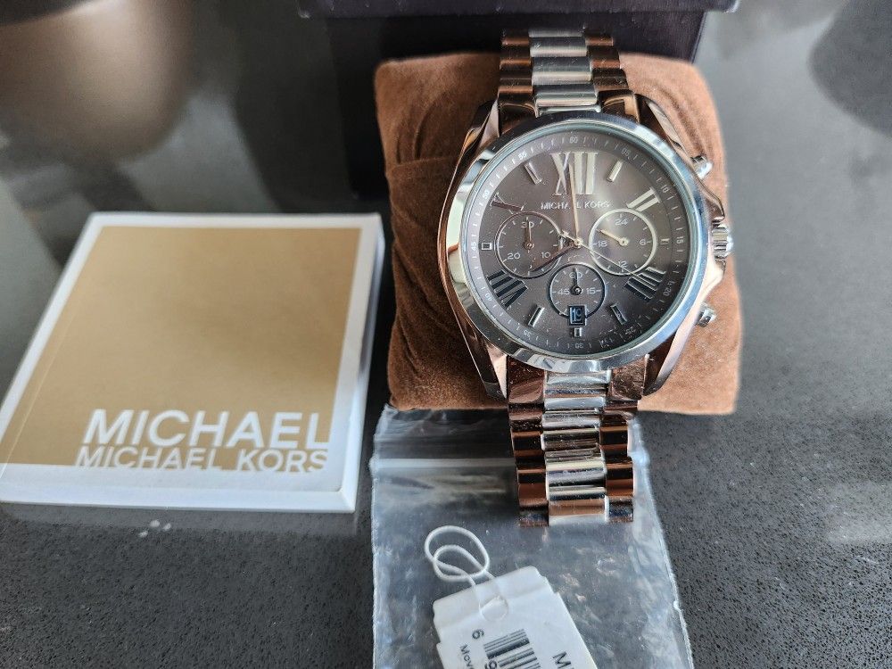 BEAUTIFUL UNISEX MICHAEL KORS LINK WATCH