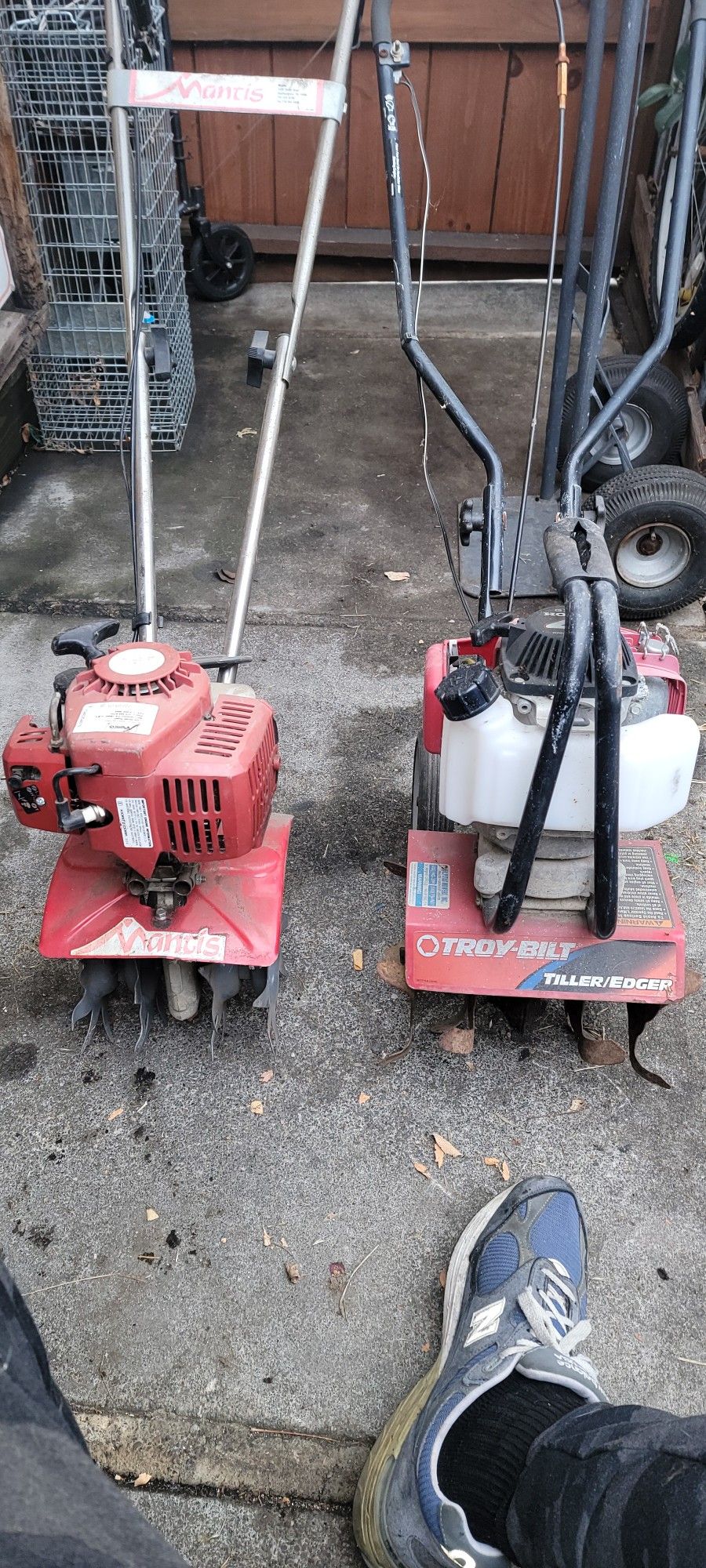 Mantis And Troy Built Tillers