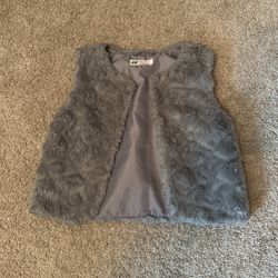 Girls H&M Faux Fur Vest