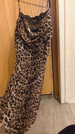 Cheetah print size M dress