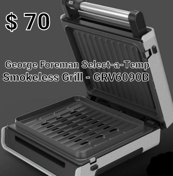 Brand New George Foreman Smoke Less Grill