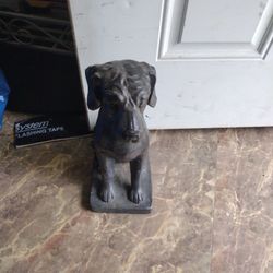 Sitting Dog On Black Base - Pre-owned 