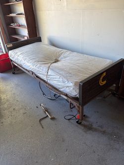 Electric Hospital Bed with Mattress
