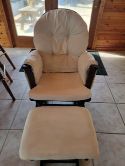 Storkcraft Glider Chair with Ottoman