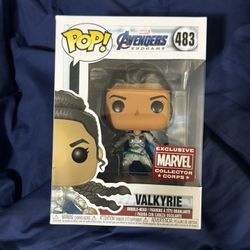 Funko Pop Marvel Avengers Endgame Collector Corps Exclusive VALKYRIE 