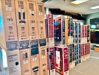 Tv 55”-85 led $259-$1098 smart 4k hdtv $55 down on Finacing free delivery 6 month warranty