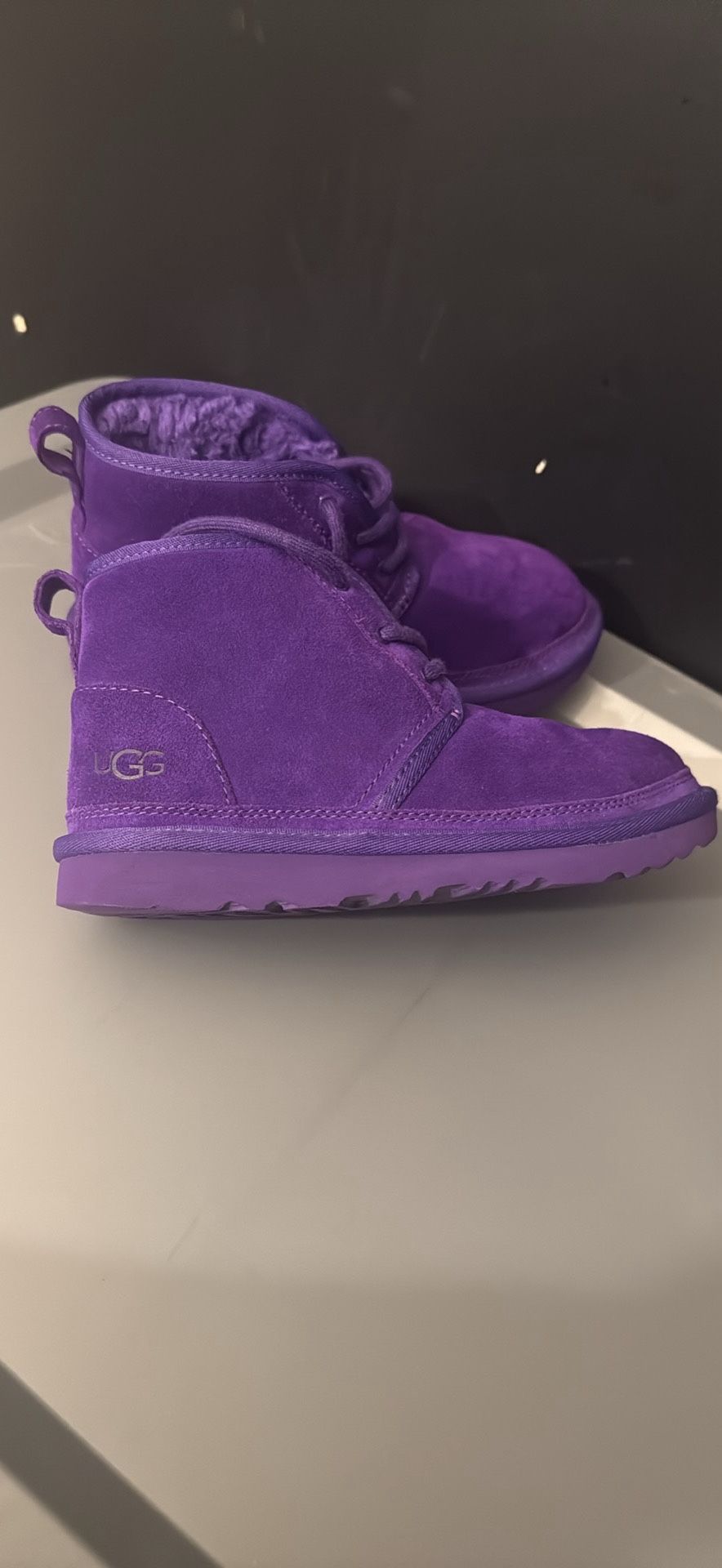 Purple Uggs (size 3y)
