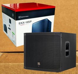 ElectroVoice EV Powered 18" Subwoofer 1300 Watts Bass Cabinet EKX EKX-18SP 🚨 Payment Options Available 🚨 No Credit Needed 🚨