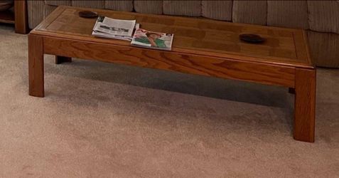 Solid Wood Rectangle Coffee Table