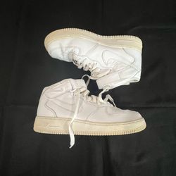 Nike Air Force 1 Mid White Shoes Men's 8 Women's 9.5