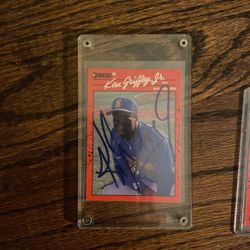 Ken Griffey Jr. Signed Donruss Card 1990