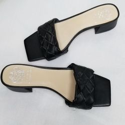 Vince Camuto Black Slide Shoes 