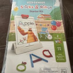 New Osmo little genius sticks and rings starter kit for IPAd