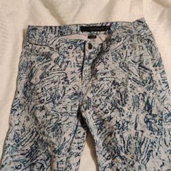 Rare Vintage Blue & White Denim Jeans Women's Ultimate Skinny