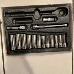 Snap-on 3/8 Deep Socket Set 8-19 mm