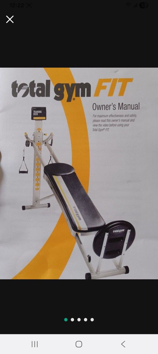 Total Gym FIT Exercise Equipment