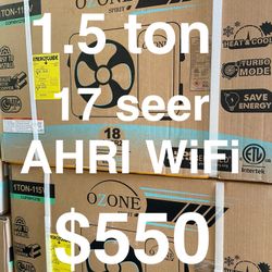 1.5 ton Inverter Mini Split a/c heater