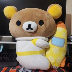 Rilakkuma W/ Rocket Jumbo Plushie