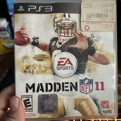 Ps3 madden NFL 11